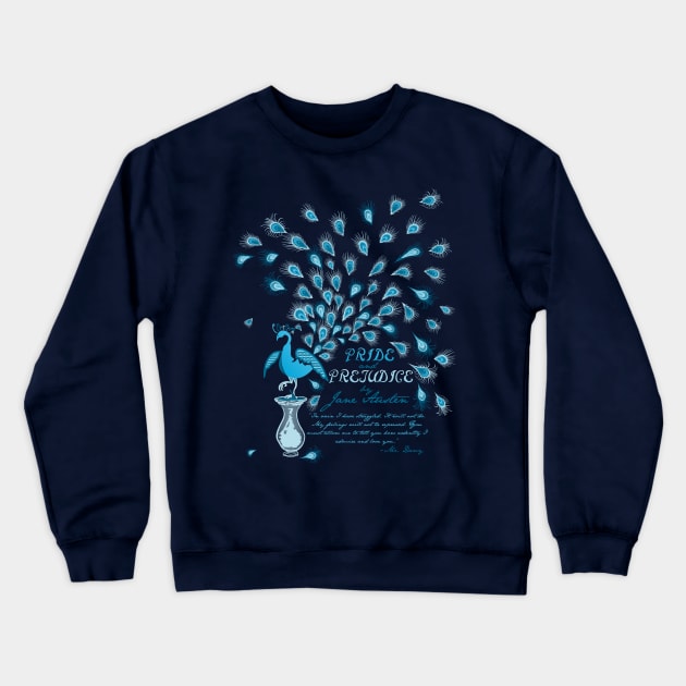 Paisley Peacock Pride and Prejudice: Classic Crewneck Sweatshirt by DoodleHeadDee